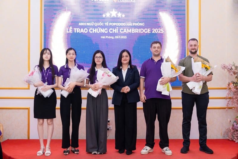 Đội ngũ giáo viên dày dạn kinh nghiệm luyện thi Starters tại PoPoDoo Hải Phòng