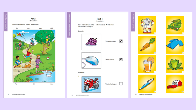 Cấu trúc đề thi Cambridge Starters
