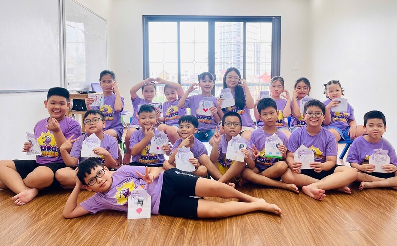Lớp bán trú hè tại PoPoDoo Hải Phòng 