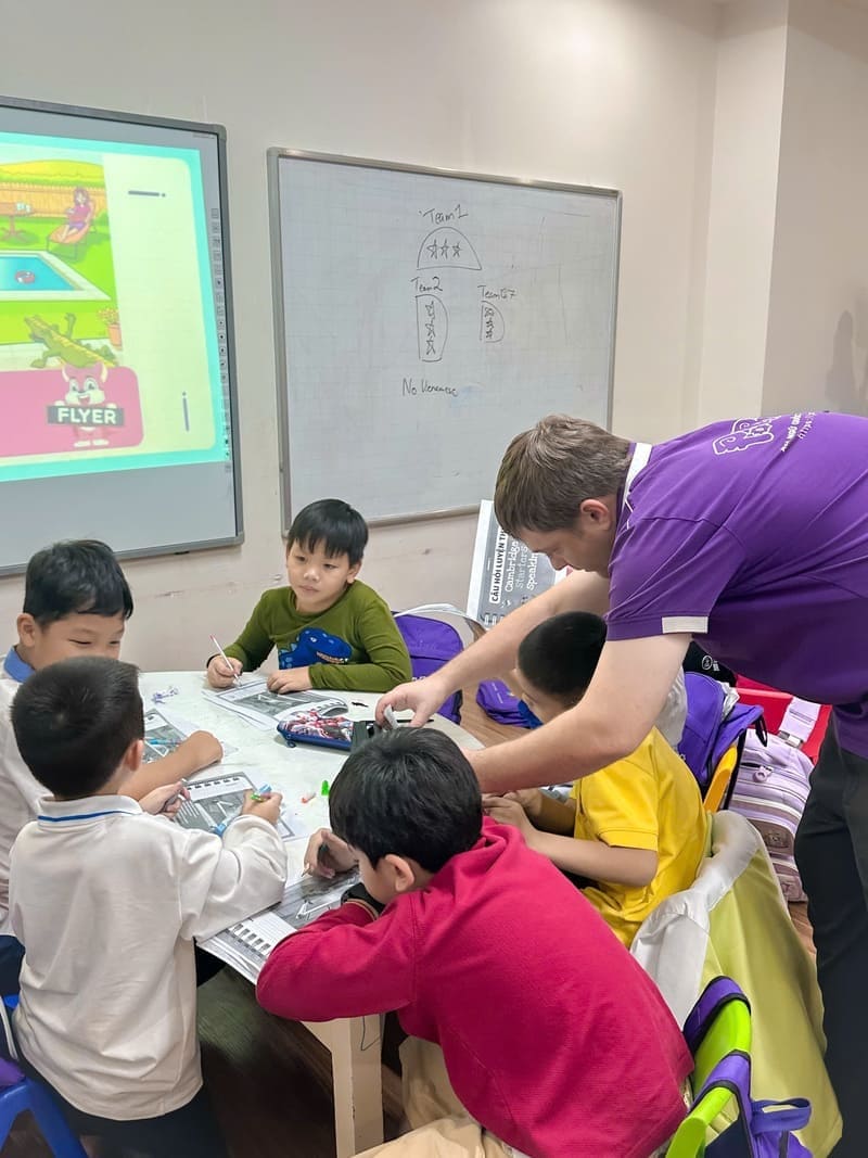 Lớp học cấp độ Movers tại PoPoDoo Hải Phòng 