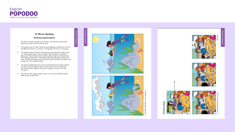 Mẫu phần thi Speaking trong bài thi chứng chỉ Movers