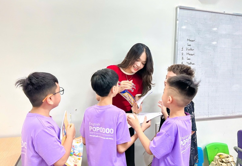 PoPoDoo Hải Phòng cung cấp thông tin lớp học rõ ràng
