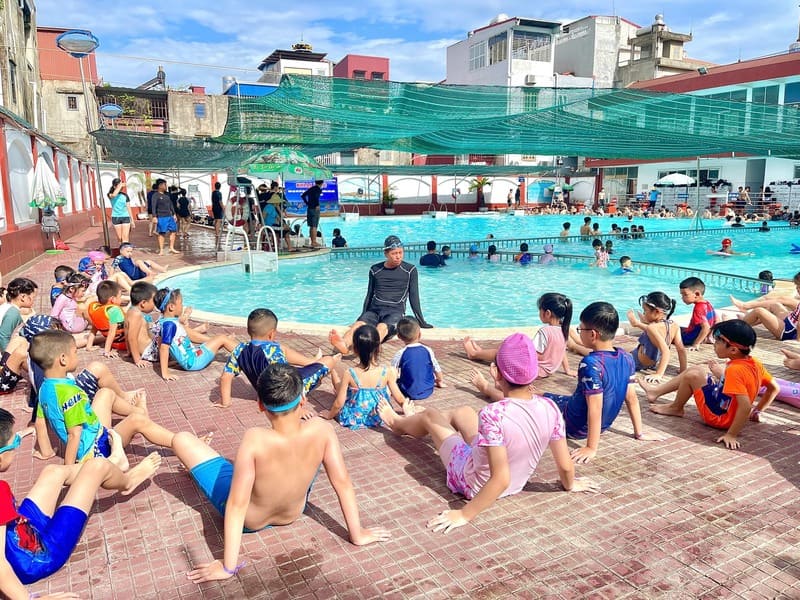 Các con được trải nghiệm đa dạng hoạt động ngoại khóa