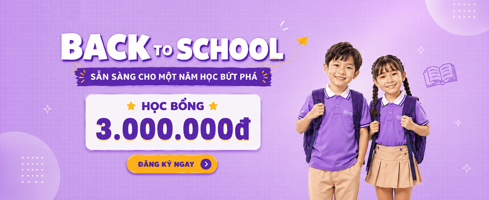 Ưu đãi khai giảng tiếng anh trẻ em PoPoDoo Hải Phòng