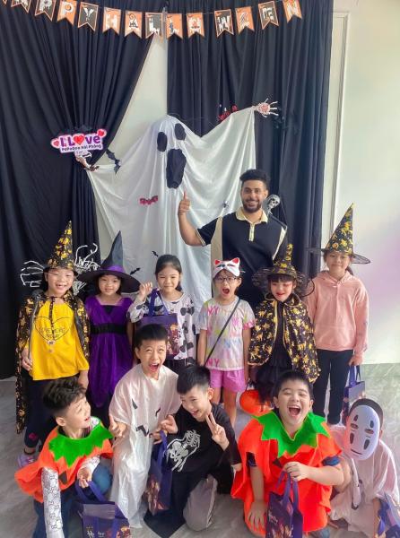 Học sinh PoPoDoo Hải Phòng check in Halloween
